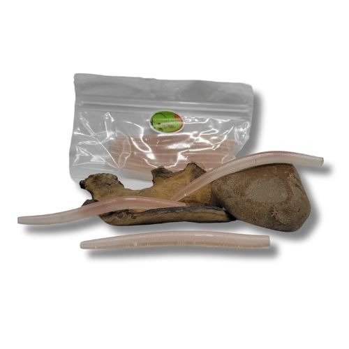 5 red earth worm 5" Stick Bait